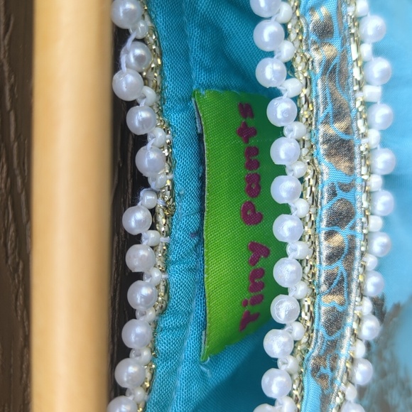 Girls Indian Punjabi 2 Piece Lengha Blue  White Embellished  Set - Size 5-6 - Picture 4 of 5